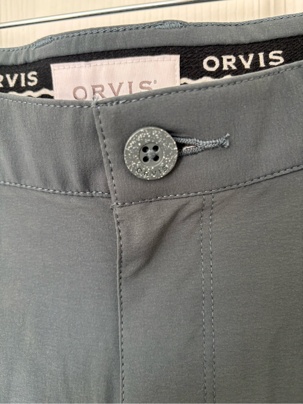 Orvis Women’s Size 16 Gray Hiking Pants Outdoor Travel Utility Straight Leg - Picture 5 of 16